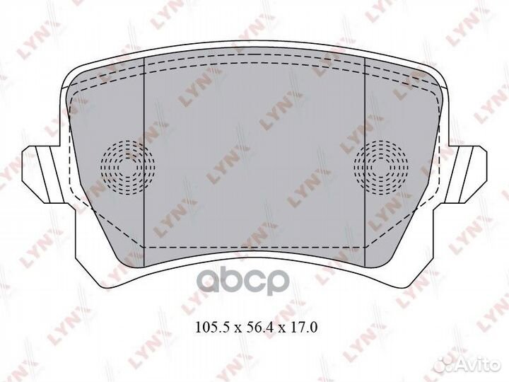BD-8030 колодки тормозные задние VW Passat/Tig