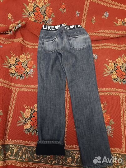 Джинсы утепленные