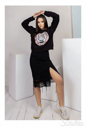 Джинсовая юбка Турция