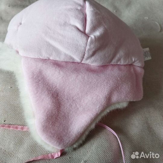 Шапочка для девочки зимняя 52