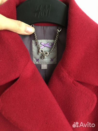 Пальто малиновое для девочки Silver Spoon