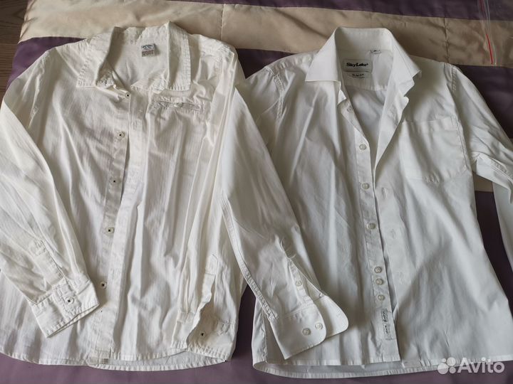 Рубашки школьные новые и б/у 146