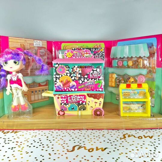 Наборы с куклой и магазином сладостей