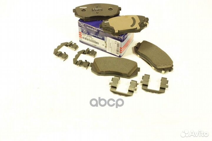 Комплект тормозных колодок С накладками (4шт) 5