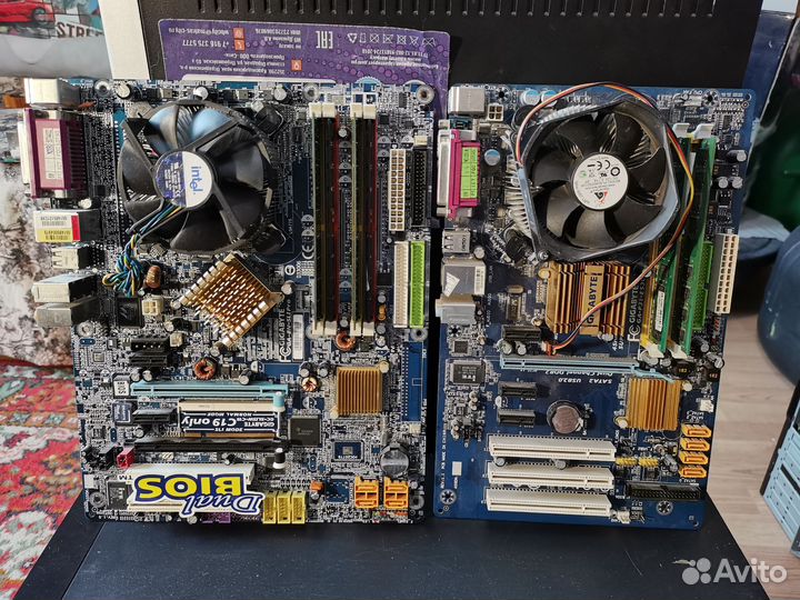 Материнские платы с процессорами
