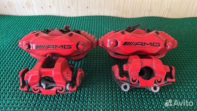 Тормозные суппорта на mercedes 221
