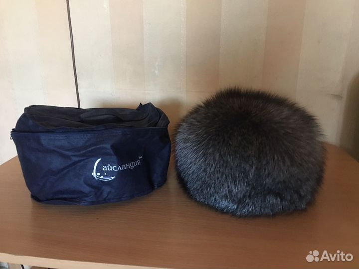 Шапка женская чернобурка