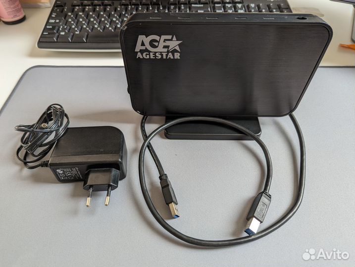 Внешний корпус Agestar 3UB3A8-6G для HDD 3.5