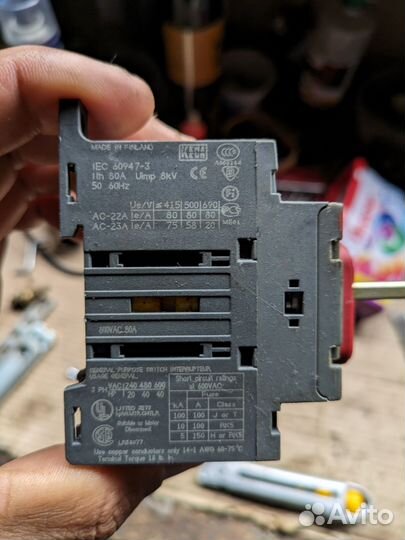 Рубильник ABB OT63 EZ