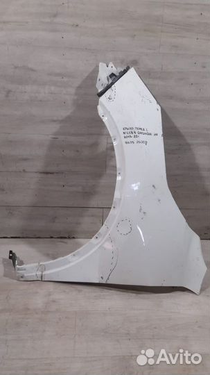 Крыло переднее левое Nissan Qashqai J11 С 2013 По
