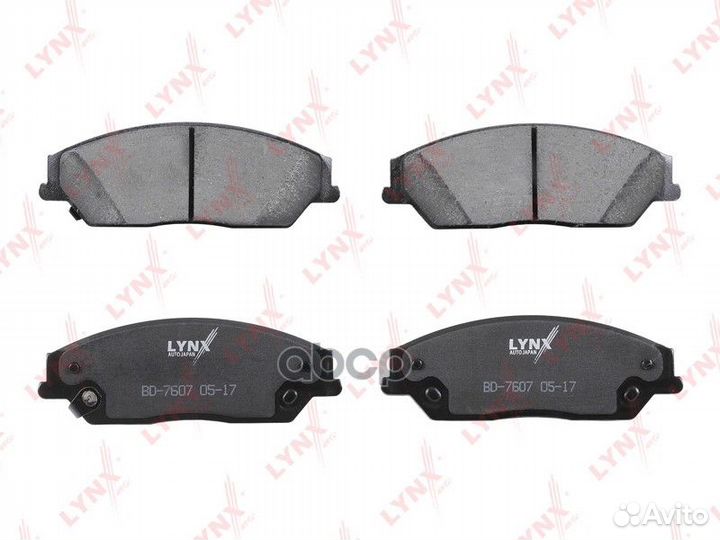Колодки тормозные дисковые перед BD7607 LYN