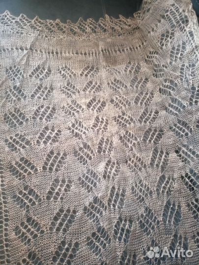 Оренбургский пуховый платок и палантин - паутинка