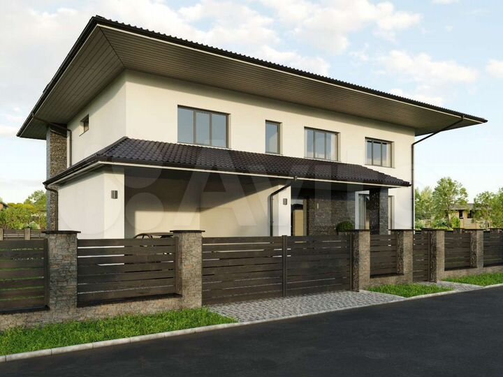 Коттедж 260 м² на участке 8,5 сот.