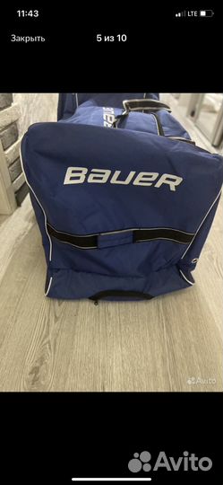 Хоккейный вратарский баул на колесах40дюймов Bauer