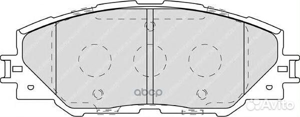 Колодки тормозные toyota RAV 4 05 передние FDB