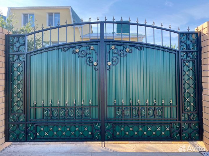 Ворота кованые