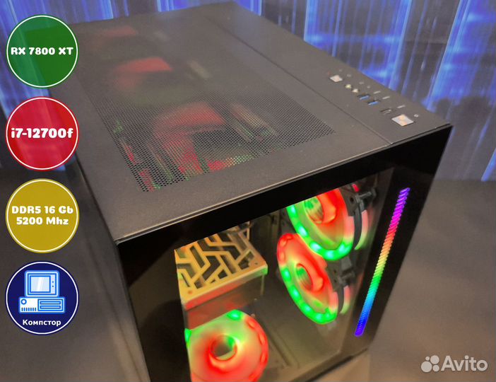Сборка пк i7-RX7800XT-16DDR5-KSR0426753198-B760