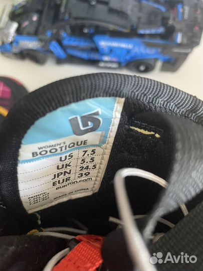 Сноубордические ботинки burton 39 (24,5см)