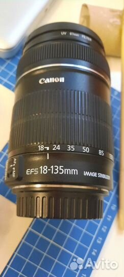 Обьектив Canon EFS 18-135mm + набор фильтров в под