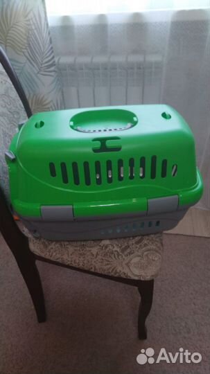 Переноска для кошек пластиковая