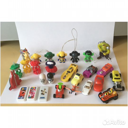 Игрушки из Киндер, McDonald’s