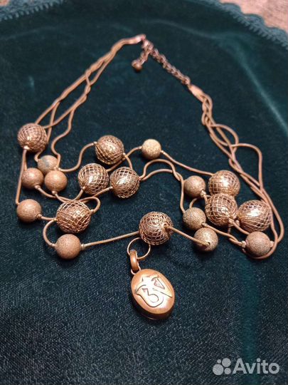 Старинное китайское ожерелье с Гау Тибет 19 в