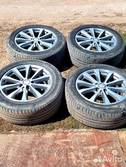 Комплект колёс с летними шинами на Mercedes r17