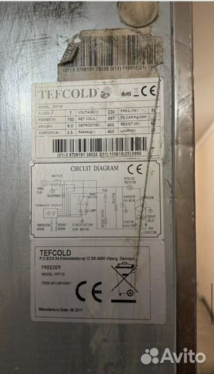 Морозильный шкаф Тефколд