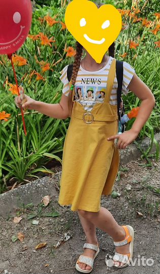 Платье для девочки на 6-8 лет