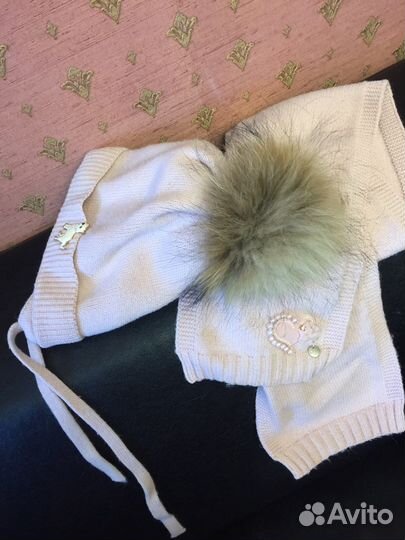 Шапка зимняя для девочки