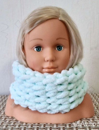 Снуд горловина из Ализе пуффи