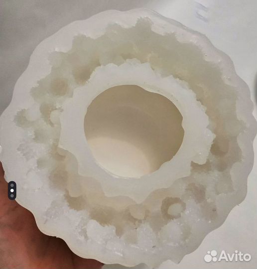 Силиконовый молд малина венок