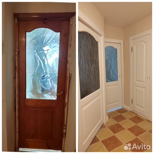 Перекраска дверей, мебели, стен