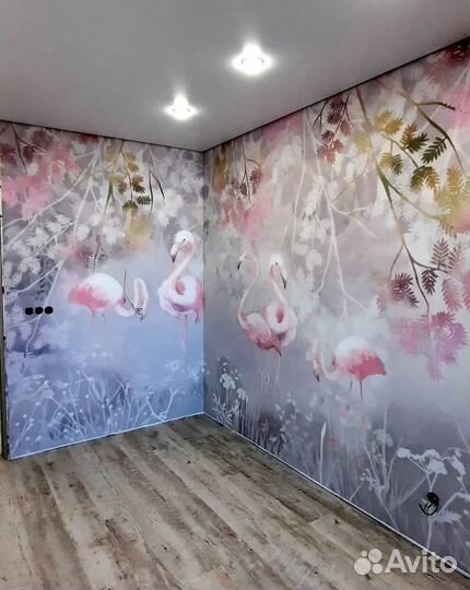 Поклейка Обоев Подготовка Стен Малярка