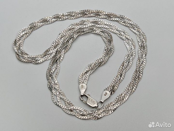 Серебряная цепь 925 пробы