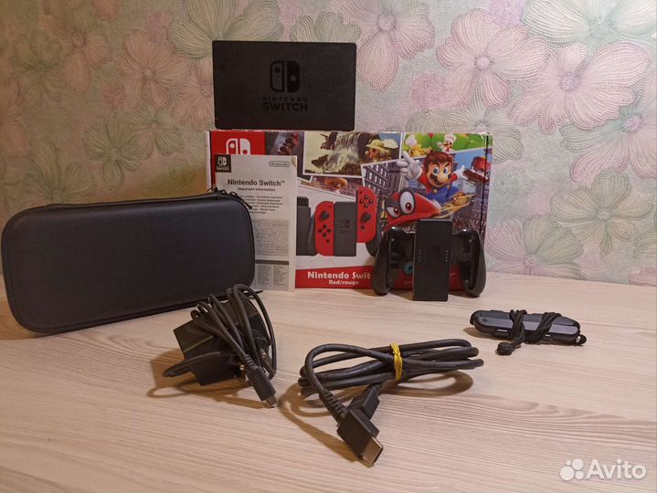 Nintendo switch прошитая 256гб + много игр