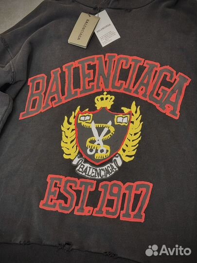 Balenciaga college logo Худи