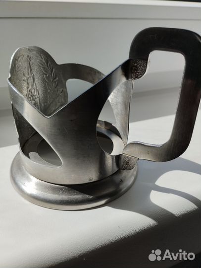 Подстаканник СССР кремль нержавейка