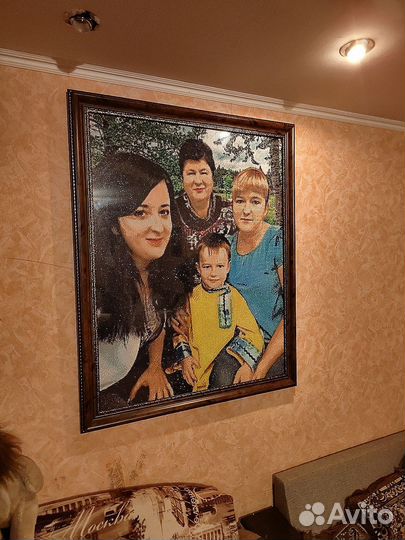 Алмазная мозаика по фото - производство