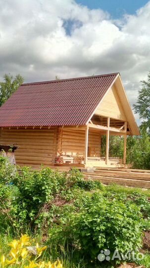 Рубим срубы домов,бань