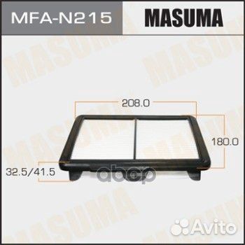 Фильтр воздушный Masuma MFA-N215 Masuma
