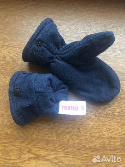 Варежки Reima размер 1-2