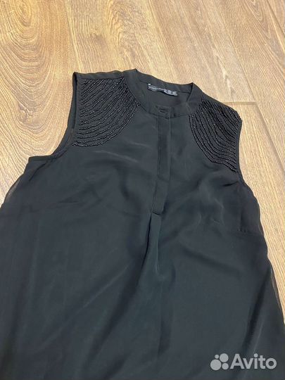 Блузка черная р. 44