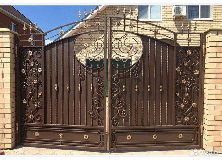 Покраска ворот