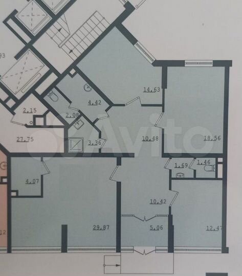 Торгово-офисное помещение, 123.4 м²