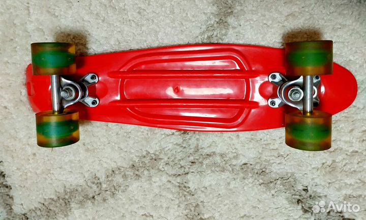 Скейт Пенни борд со светящимися колесами