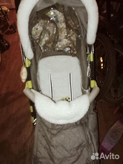 Детские санки коляска ника б/у