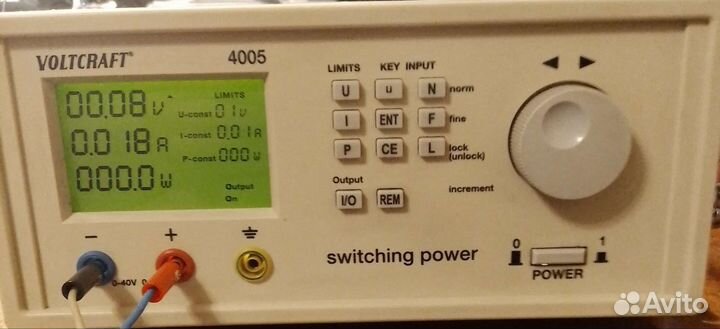 Импульсный блок питания voltcraft 4005
