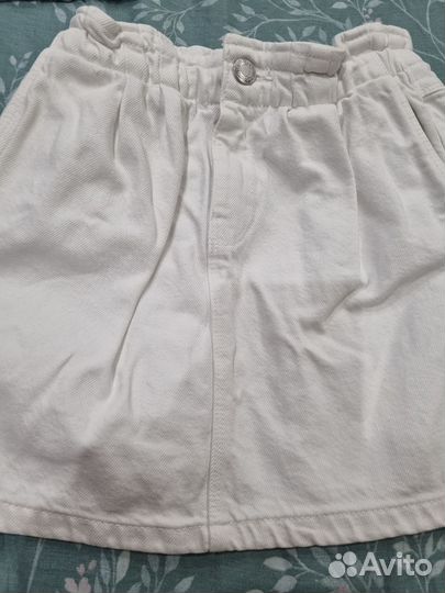 Юбка джинсовая zara 128