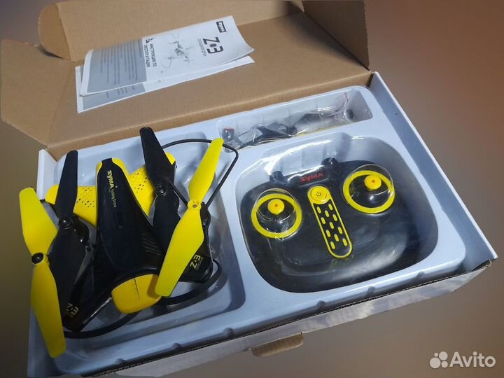 Квадрокоптер Syma Z3 желтый, черный с камерой